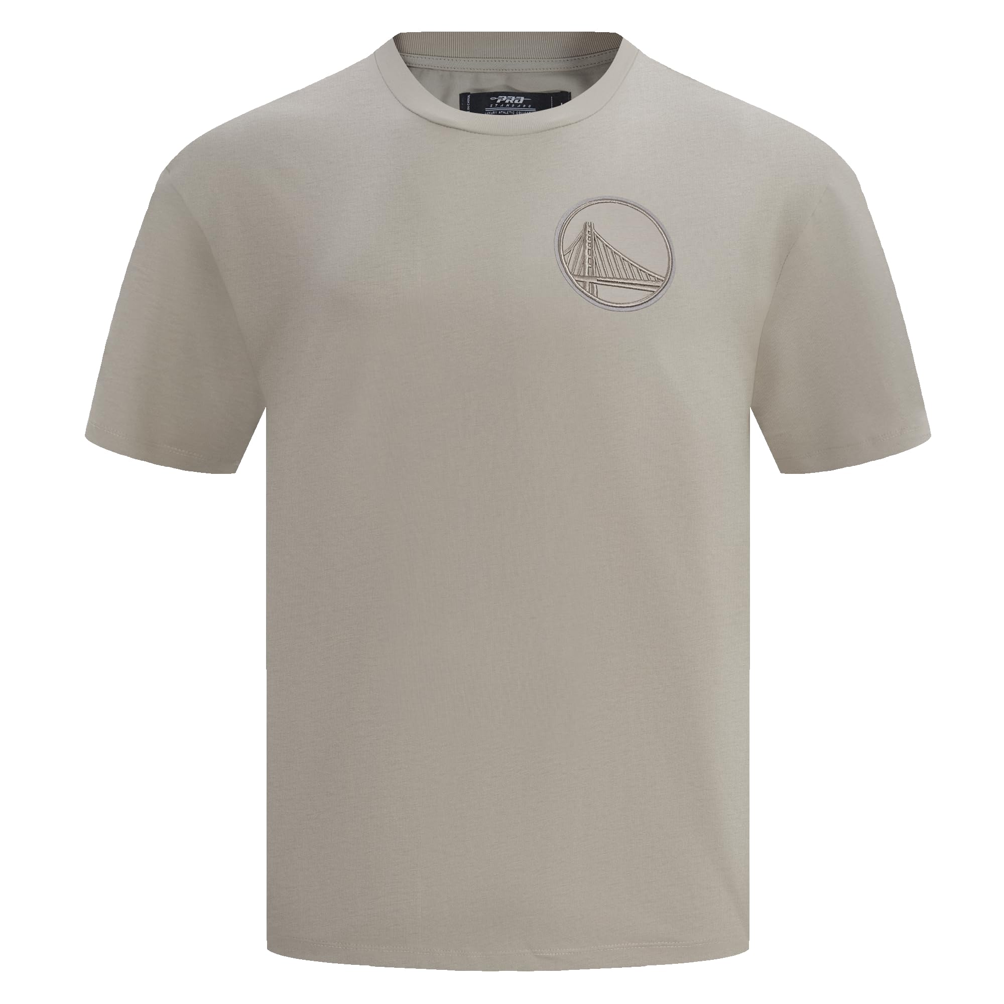 Pro Standard Mens NBA Golden State Warriors Neutral Short Sleeve Tee Taupe 2XL