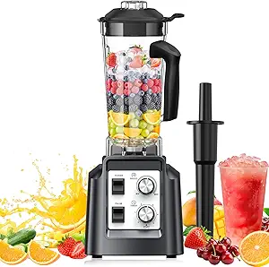 Blenders for Kitchen, Smoothie Blender - Professional Countertop Blender with 68oz Dishwasher-Safe Pitcher, Ice Crusher for Frozen Drinks & Smoothies