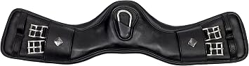 LeMieux Gel-Tek Anatomic Mono Girth with Gel Impregnated Pockets - Contoured Shape & Ultra Soft Oiled Leather