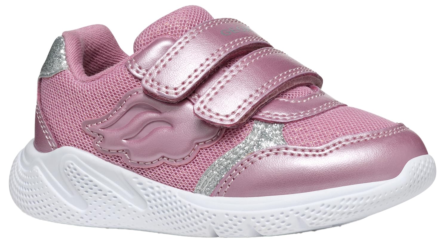 Geox Baby B SPRINTYE Girl C Sneaker, 2 UK Child Pink
