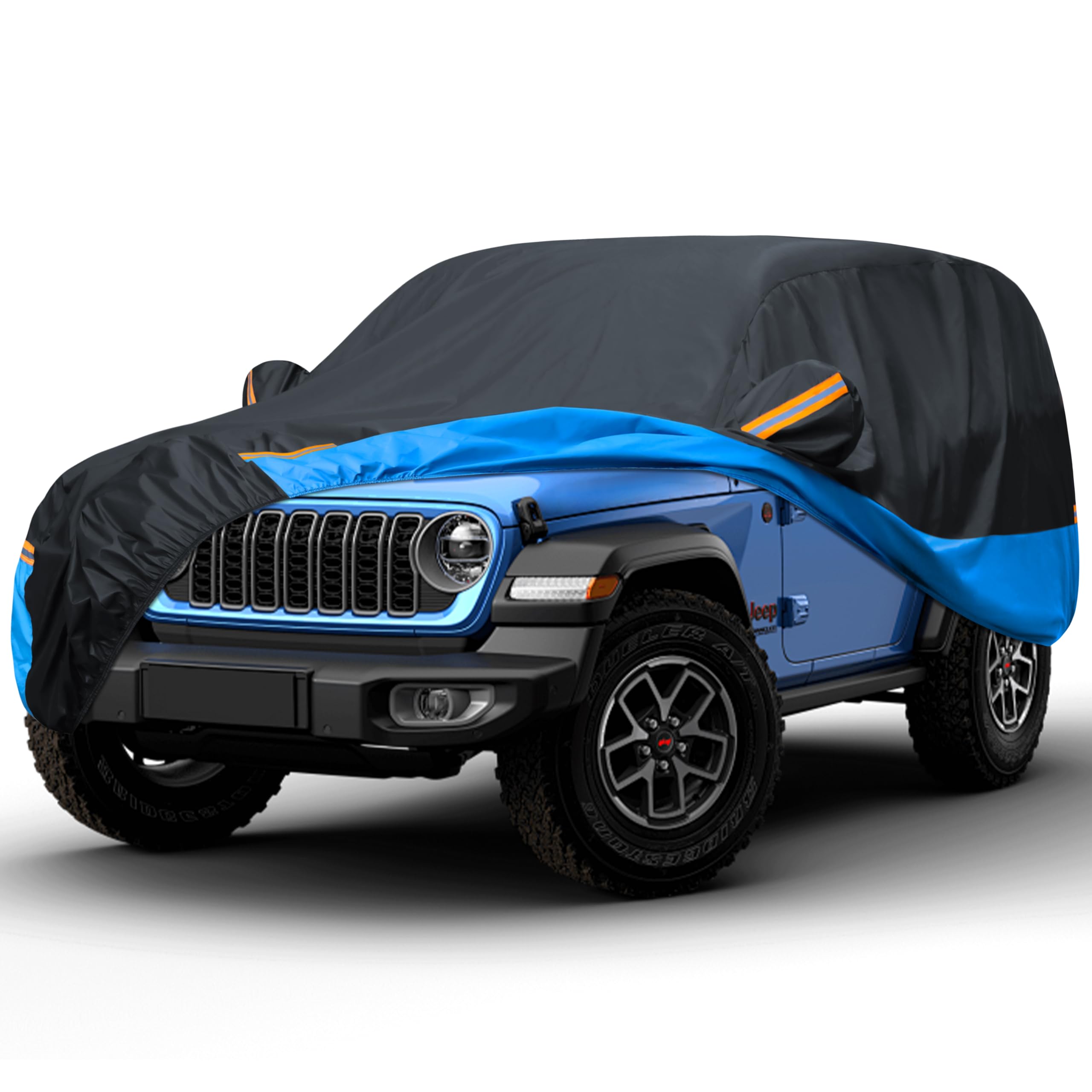 Car Cover Waterproof All Weather Outdoor Windproof Dustproof UV Protection Fit SUV