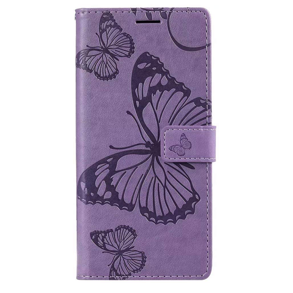HAOYE Cover Portafoglio Con Farfalla Per LG K41S/K51S: Pelle E Funzionalità Con Chiusura Magnetica