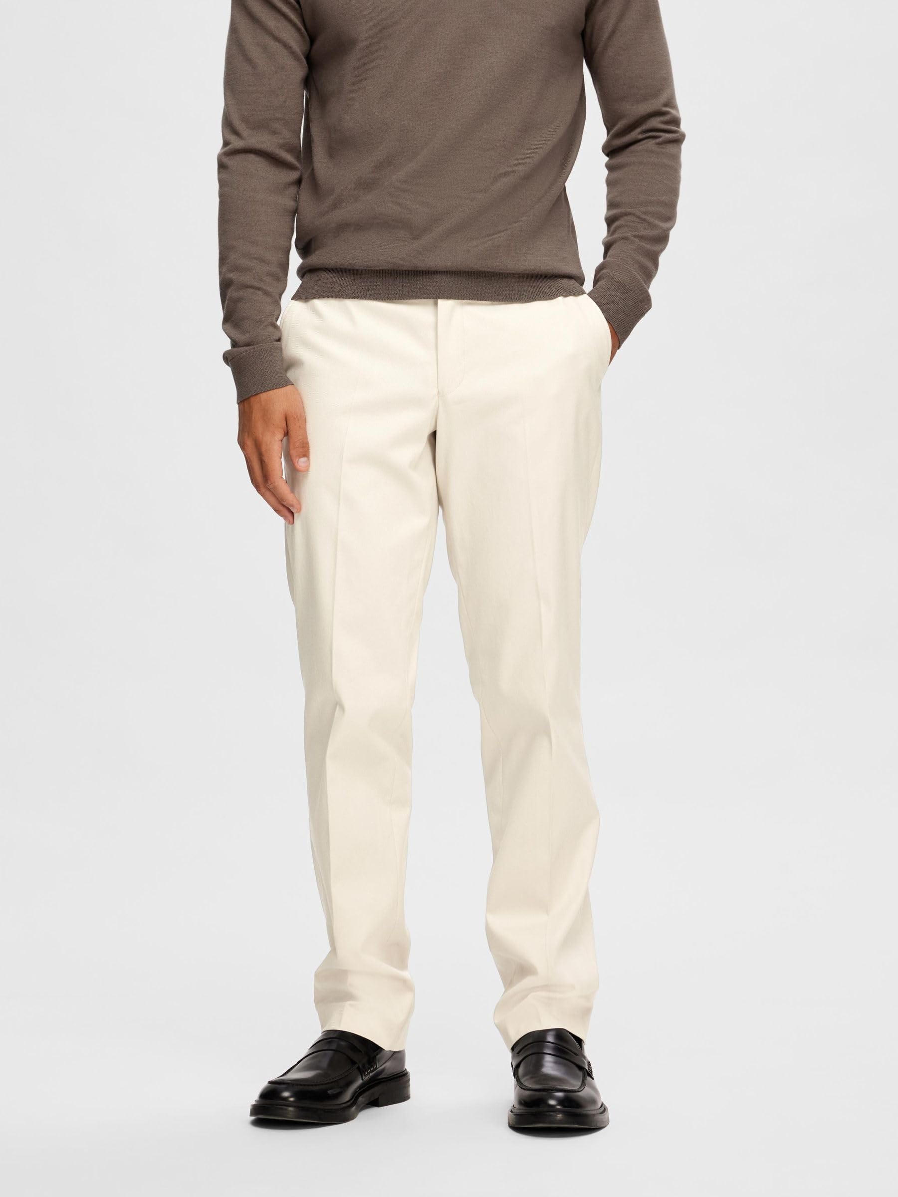 SELECTED HOMME - Slh196-straight Gibson Chino, Pantaloni Chino Uomo