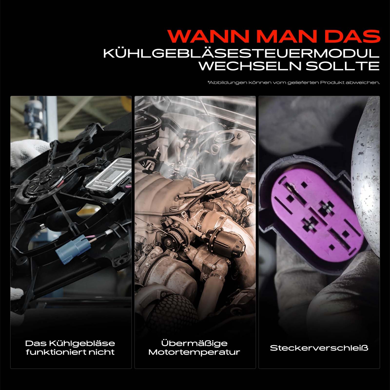 Frankberg Servopumpe Steuergerät 3-polig Kompatibel mit 1er E81 E87 E88 3er E90 E93 E92 3er Touring E91 X1 E84 Z4 R.o.a.d.s.t.e.r E89 Replace# 1137328144
