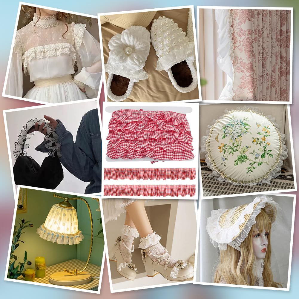 Sequin Trim PH PandaHall 3 Yards Shell Fringe Trim Braid Lace Trim 1.46 Inch  Wide Shell Lace Sequins For Sewing