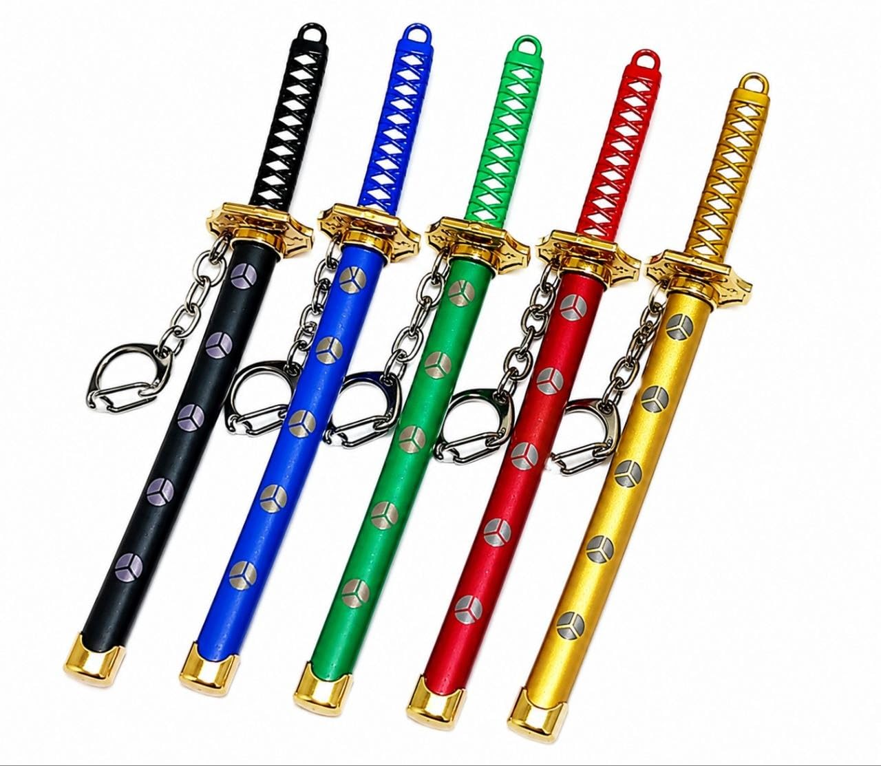 Kart Bazaar Metal Katana Keychain – Samurai Mini Sword Keyring for Car Bike and Bag, Japanese Anime Ninja Key Chain for Men Women and Kids – Multicolour (Colour May Vary)-image-13