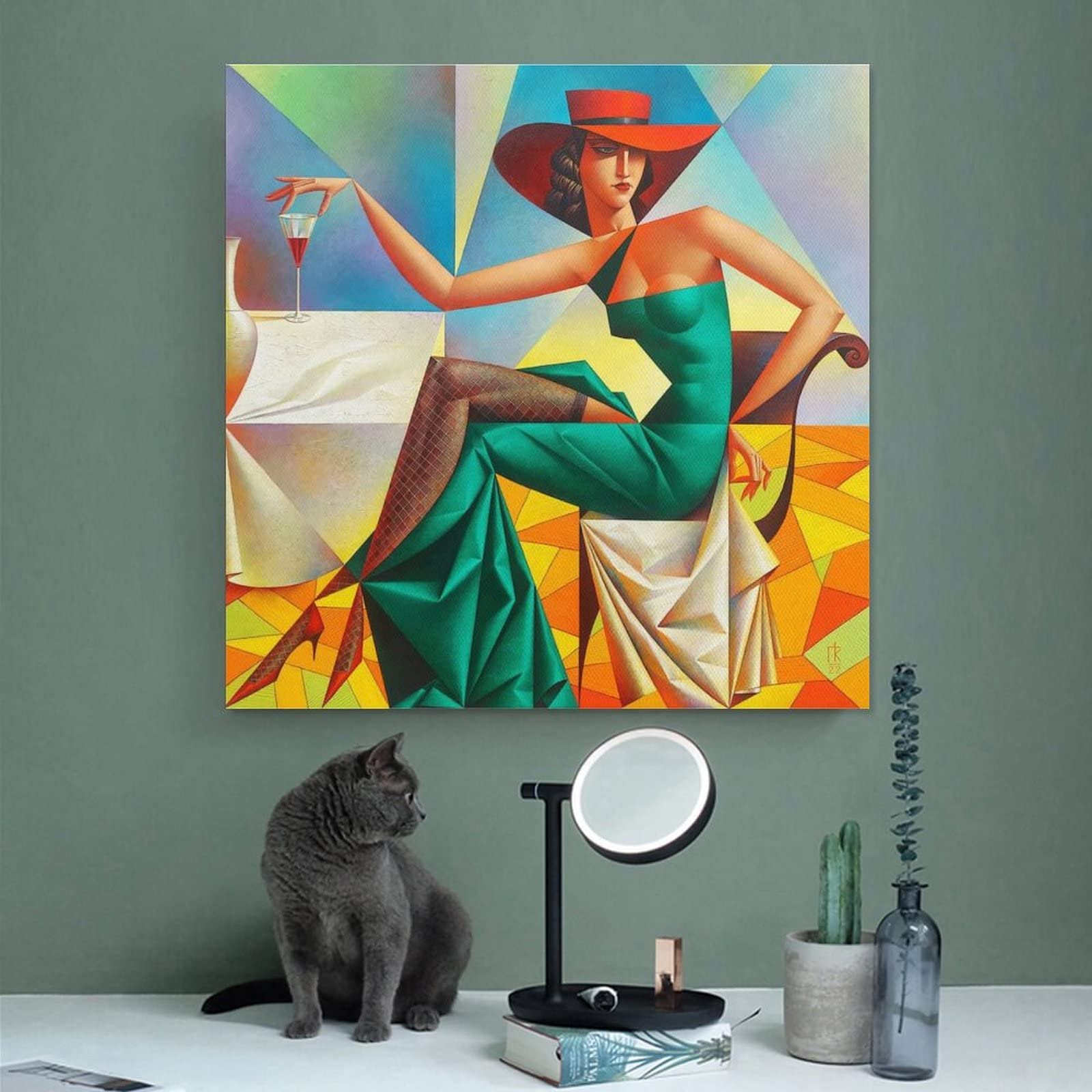 THAELY Georgy Kurasov Famous Painting Poster Abstract Art Canvas THAELY Georgy Kurasov Famous Painting Poster Abstract Art Canvas