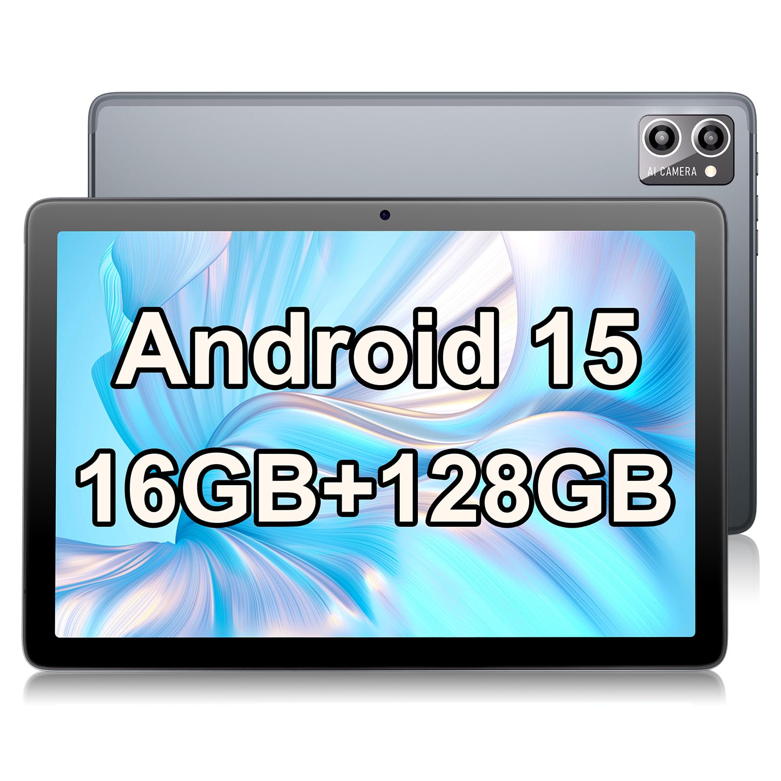 Android 15 Tablet, 10.1" IPS Touchscreen, 16GB RAM 128GB ROM /1TB TF, 13MP Camera, 8000mAh, Octa-core Tablet Processor with Keyboard, Stylus Pen (Gray)-picture-21