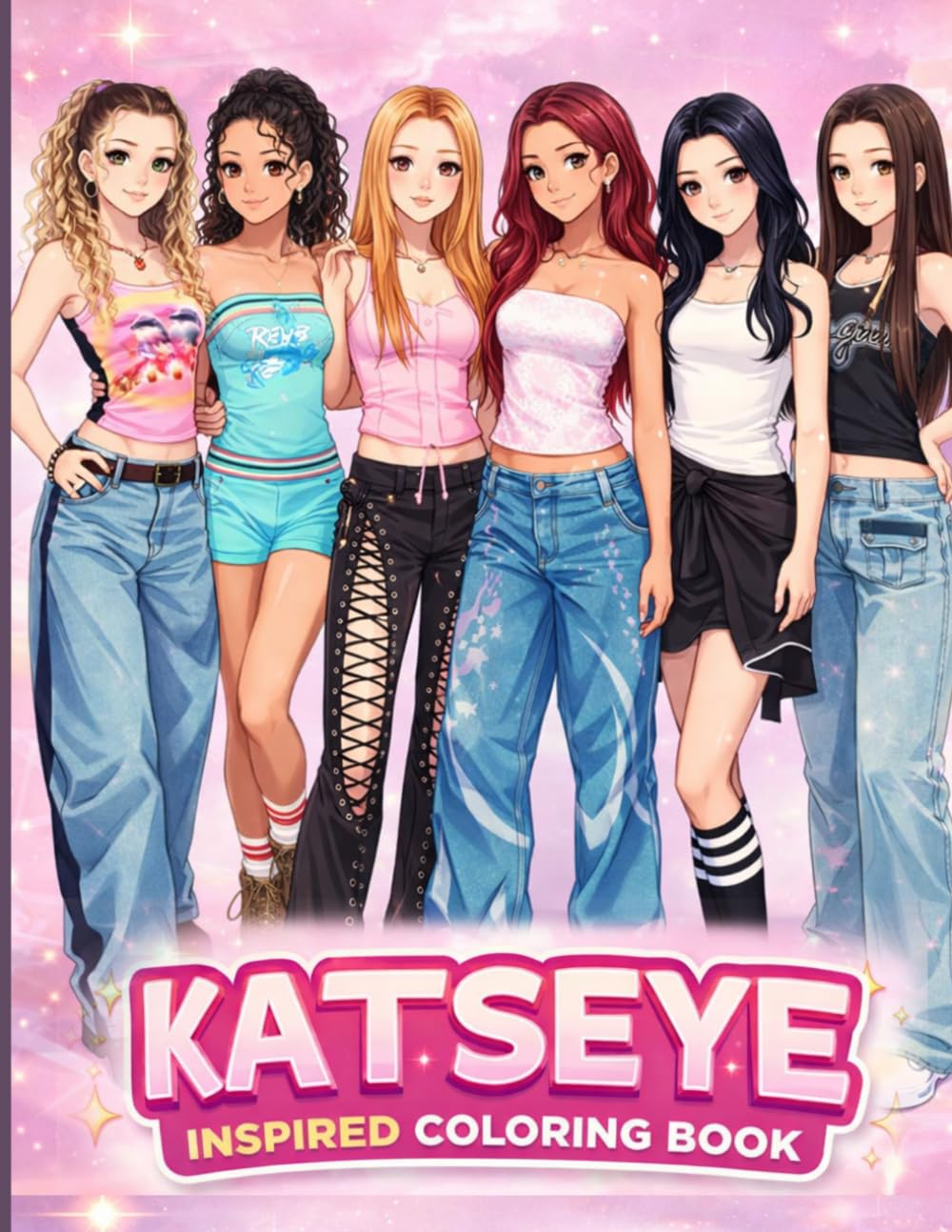 Coloring Book: Idol Fashion and Music-Themed Coloring Pages for Teens & Adults