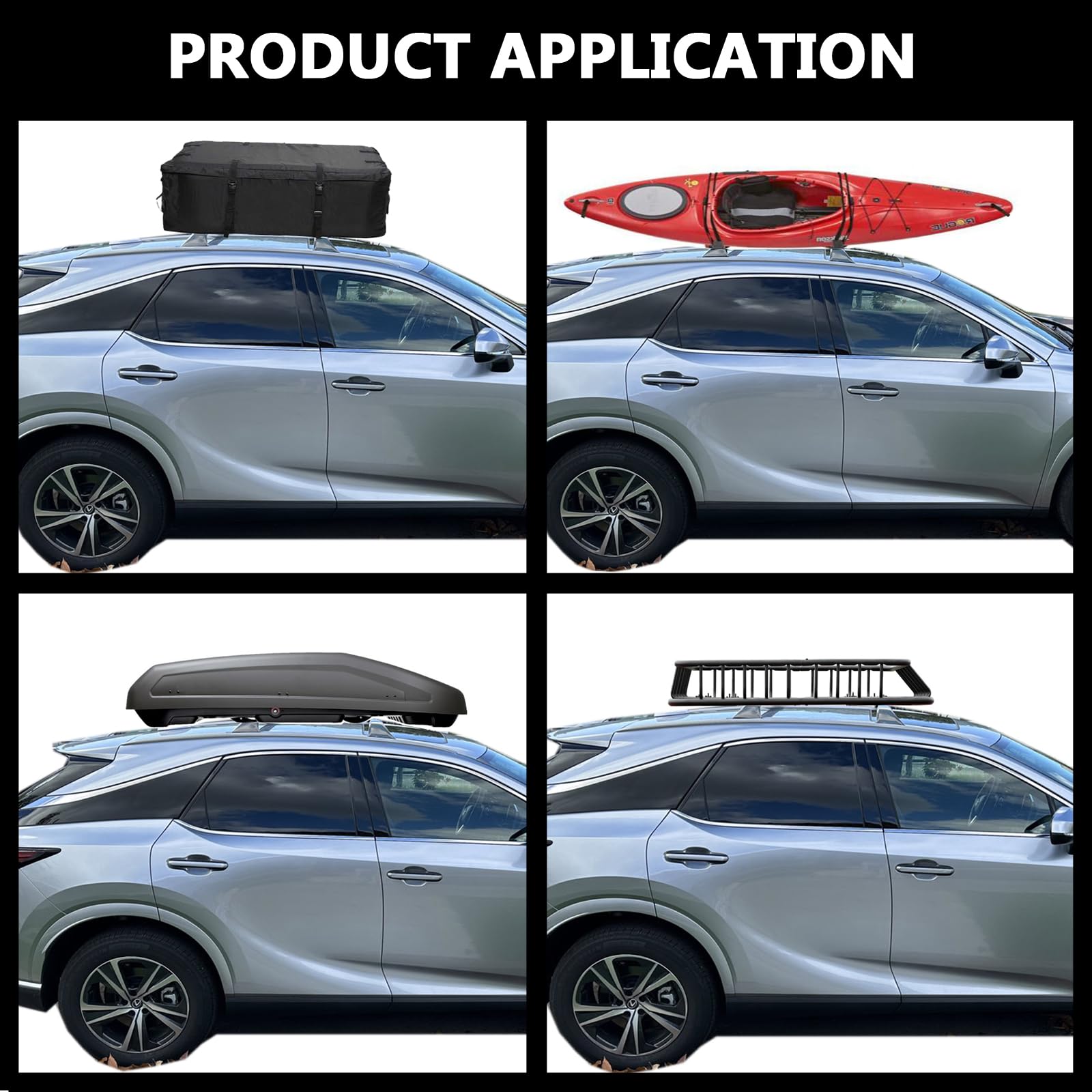 Amazon | ROKIOTOEX ルーフラッククロスバー 2023 2024 Lexus RX 350 