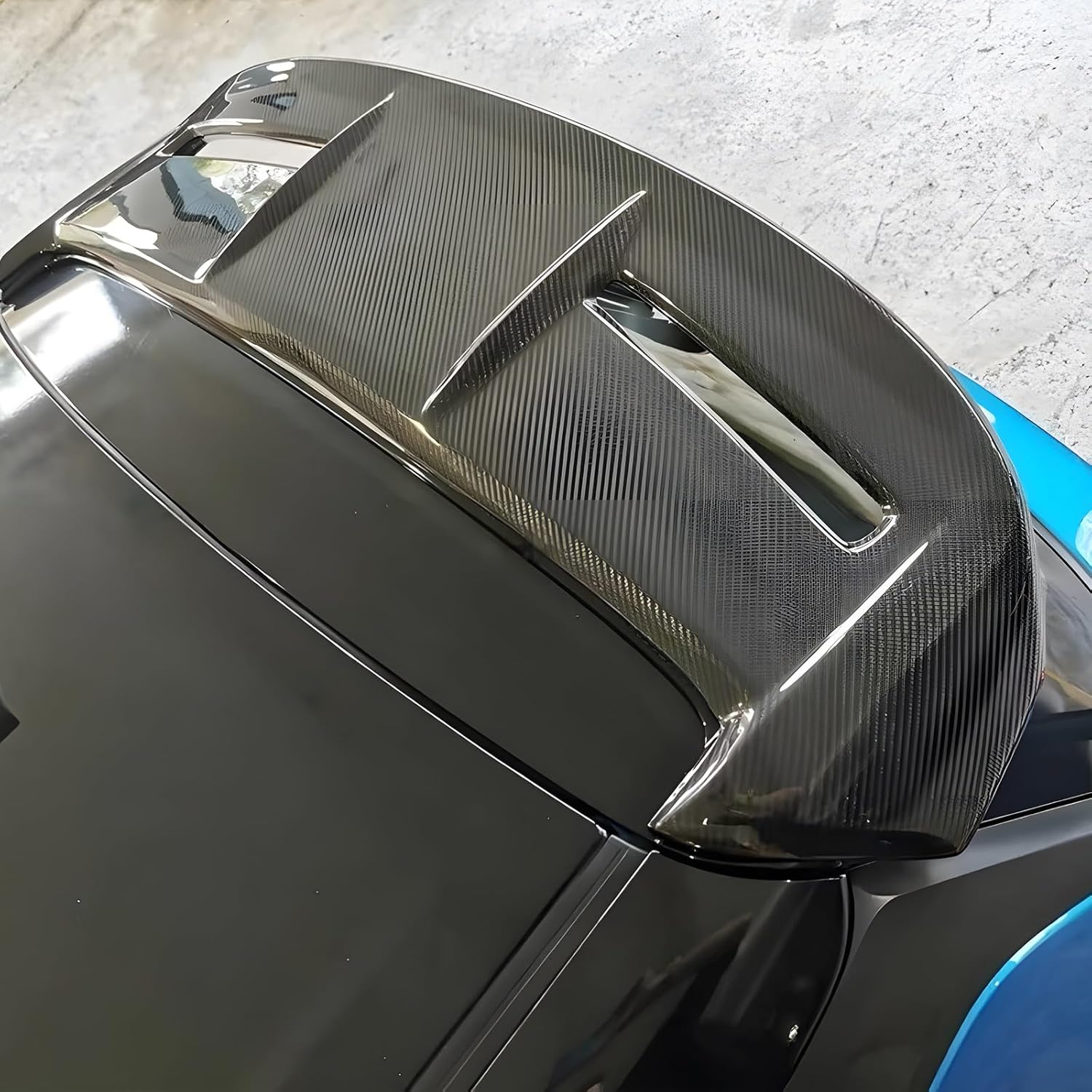 Carbon Fiber Rear Wing Spoiler Compatible with Suzuki Swift Sport ZC33S 2018-2024 Rear Trunk Lip Spoiler Wing Vehicle Body Styling Kit