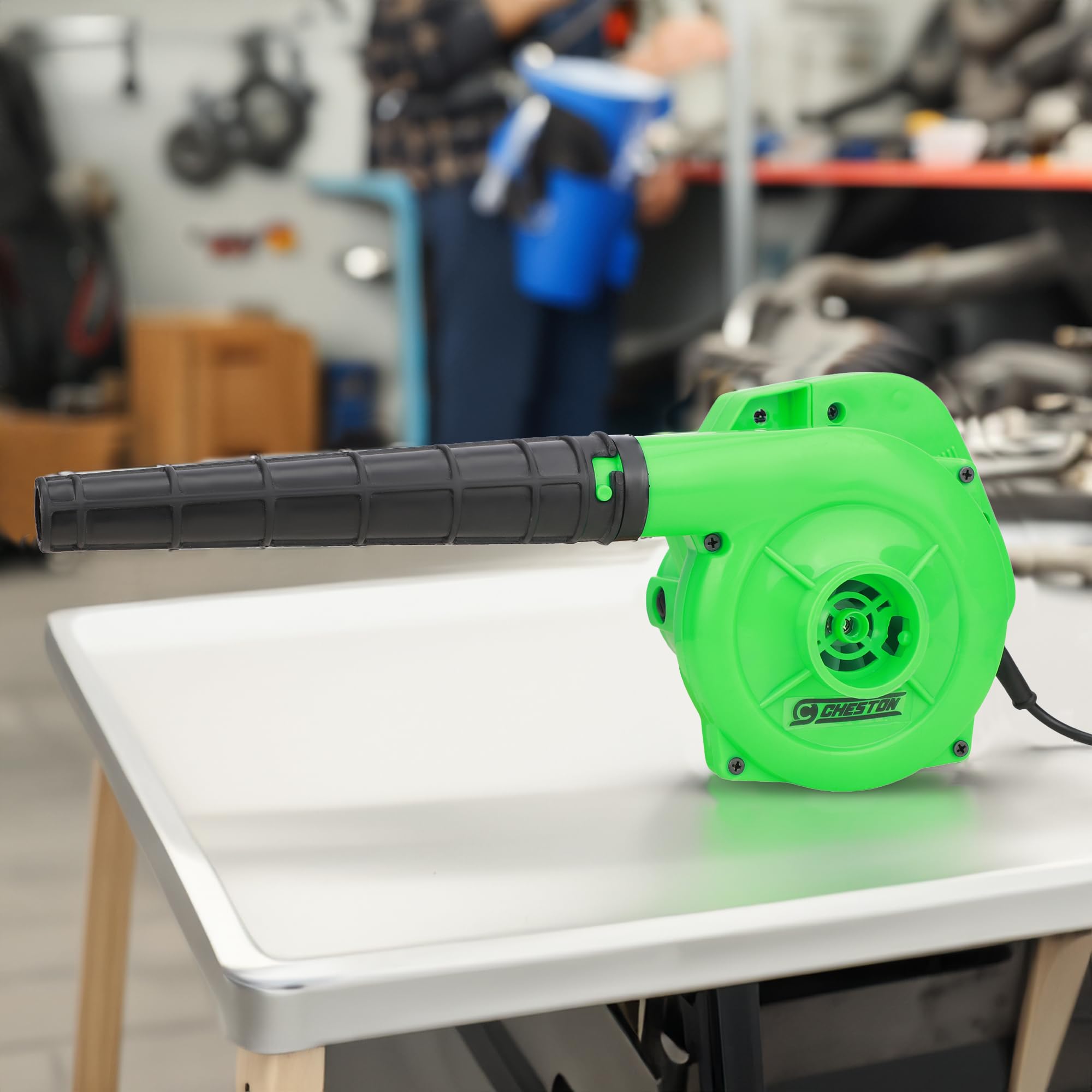 Cheston 600W Air Blower with Copper Armature Motor I Anti-Vibration 15000 RPM | 2.6m³/min I Continuous 15 Minute Use I Air Blower for dust Cleaner for Home, Garden, PC, Fans (Green) I 1 Year Warranty (B0CV7SF7V4) Amazon Price History, Amazon Price Tracker