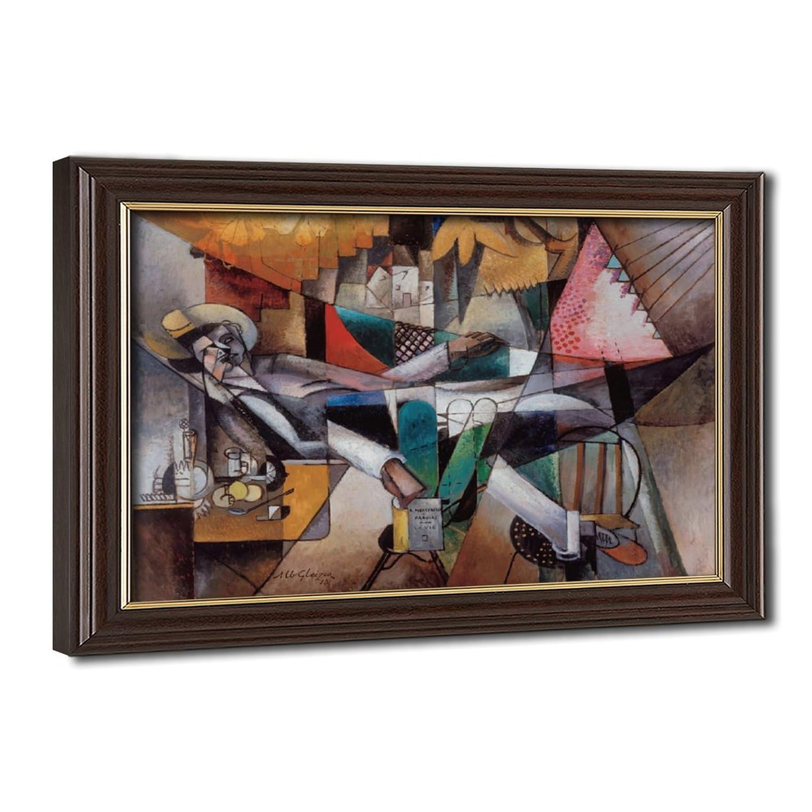 Impression sur toile Albert Gleizes Homme dans un hamac Modernisme 61x91 cm - 8