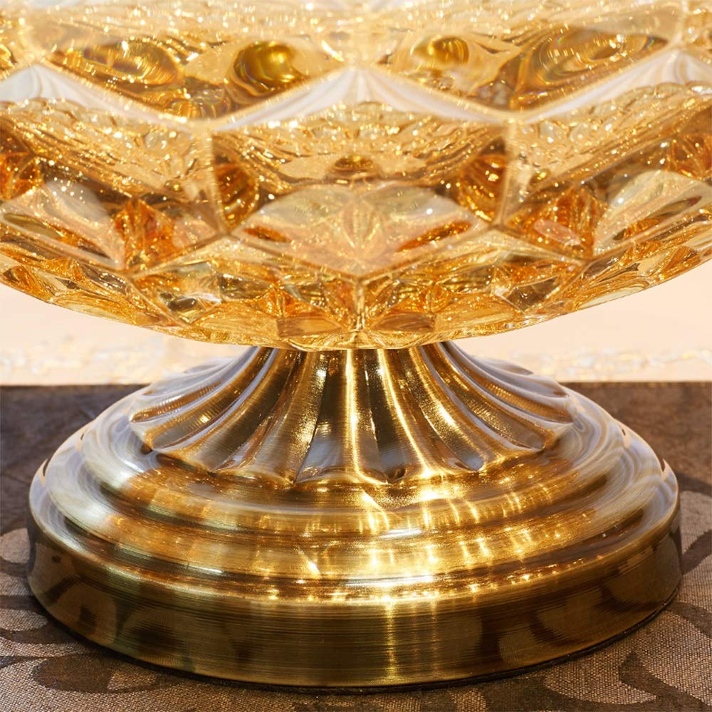 Amazon｜フルーツボウル ホームクリスタルガラスフルーツプレート装飾