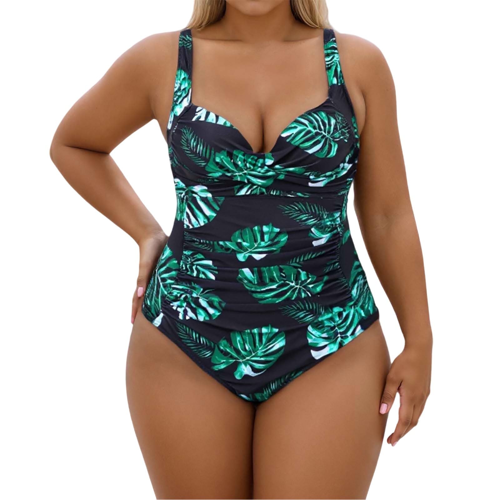 Luadnysin Swimsuits Women Plus Size Reducers Suit Casual Clothes Elegant Bathing Swimsuit Fato Beach Fatos Pool Plus Size Reducer Swimsuit Sports Suits Surfing