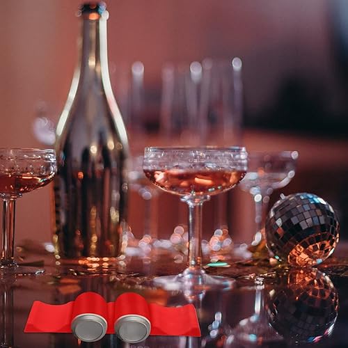 Miniatura 2 de DOITOOL Estante de vino de estilo europeo de silicona para encimera de botella de vino, alfombrilla de exhibición de botellas de vino, estante de