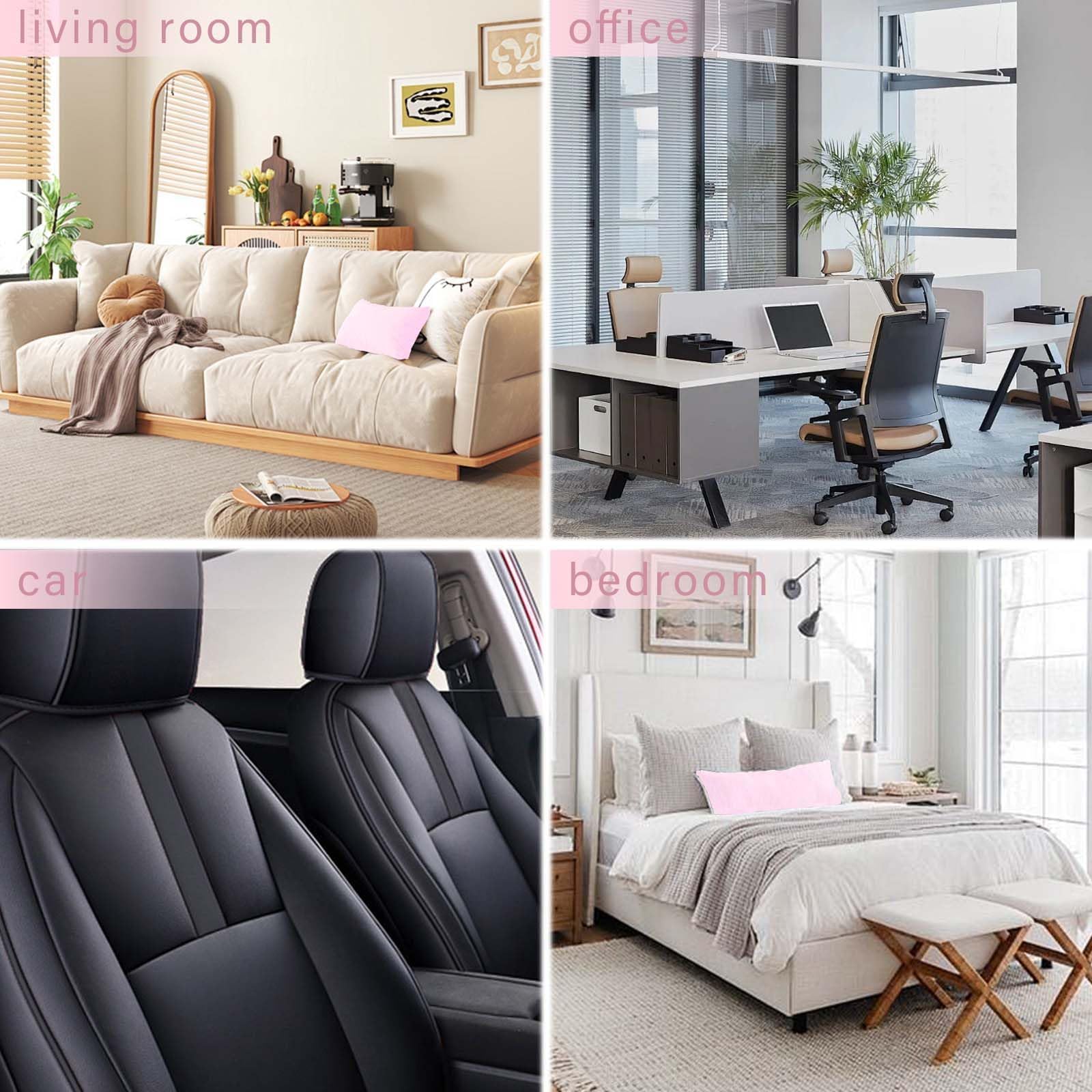 Coussin Doux Cachemire Mini Coussin Sieste 28x18 Cm - Coussin Voyage Lavable - Enfants Et Animaux - Vert Coussin Polyvalent Compact