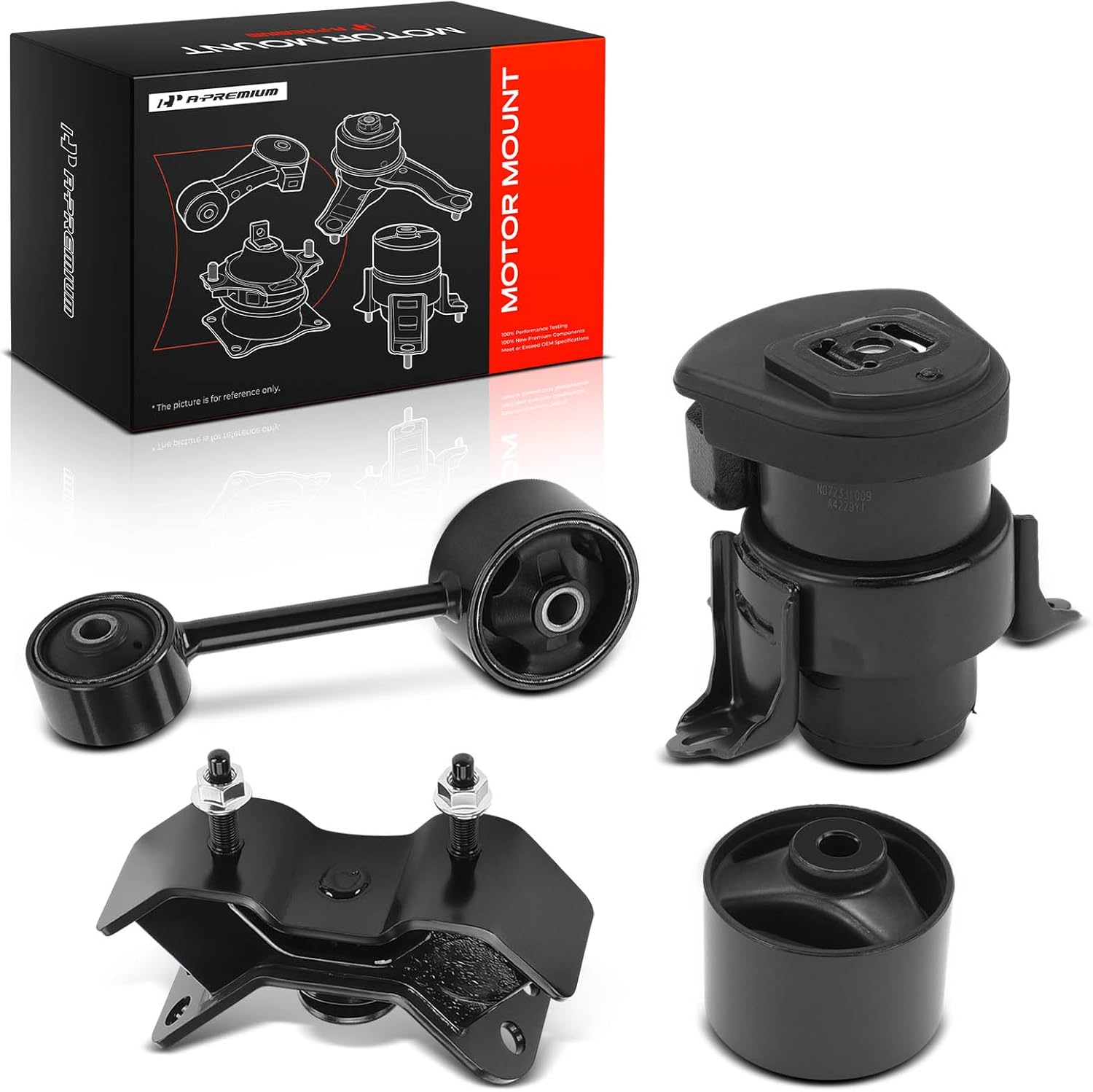 A-Premium 4PCS Engine & Transmission Mount Kit for Toyota Sienna 1998-2003 V6 3.0L Auto