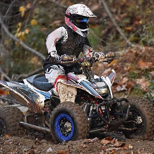 Miniatura 8 de DOT Casco para bicicleta de tierra para jóvenes para niños y niñas de 5 a 14 años, de cuatro ruedas, motocross, BMX, MX, UTV, moto de nieve, kart,