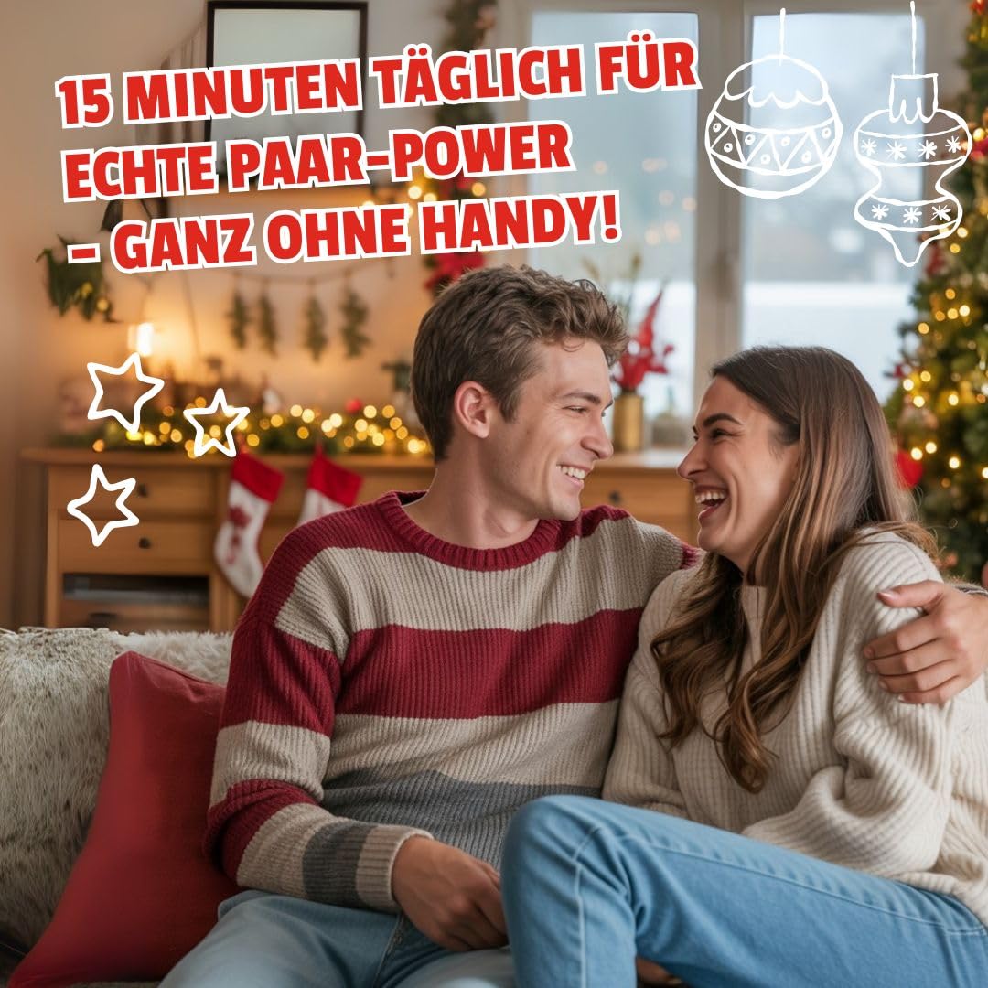 1 gegen 1 Advents-Battle für Paare: Lustiger Adventskalender für Paare, Frauen & Männer mit 24 Tagen voller Challenges, Rätseln & Spaß!