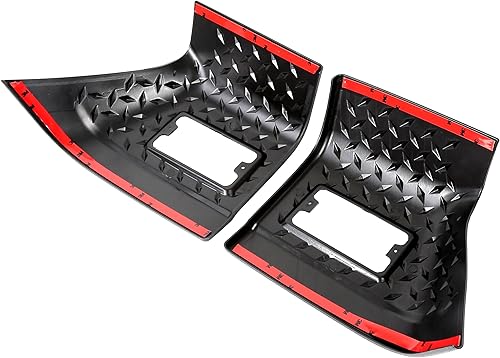 Miniatura 8 de KUAFU Guardabarros para chip de insectos, armadura frontal compatible con Jeep Wrangler TJ 1997-2006 Reemplazo para 11650.20 negro texturizado