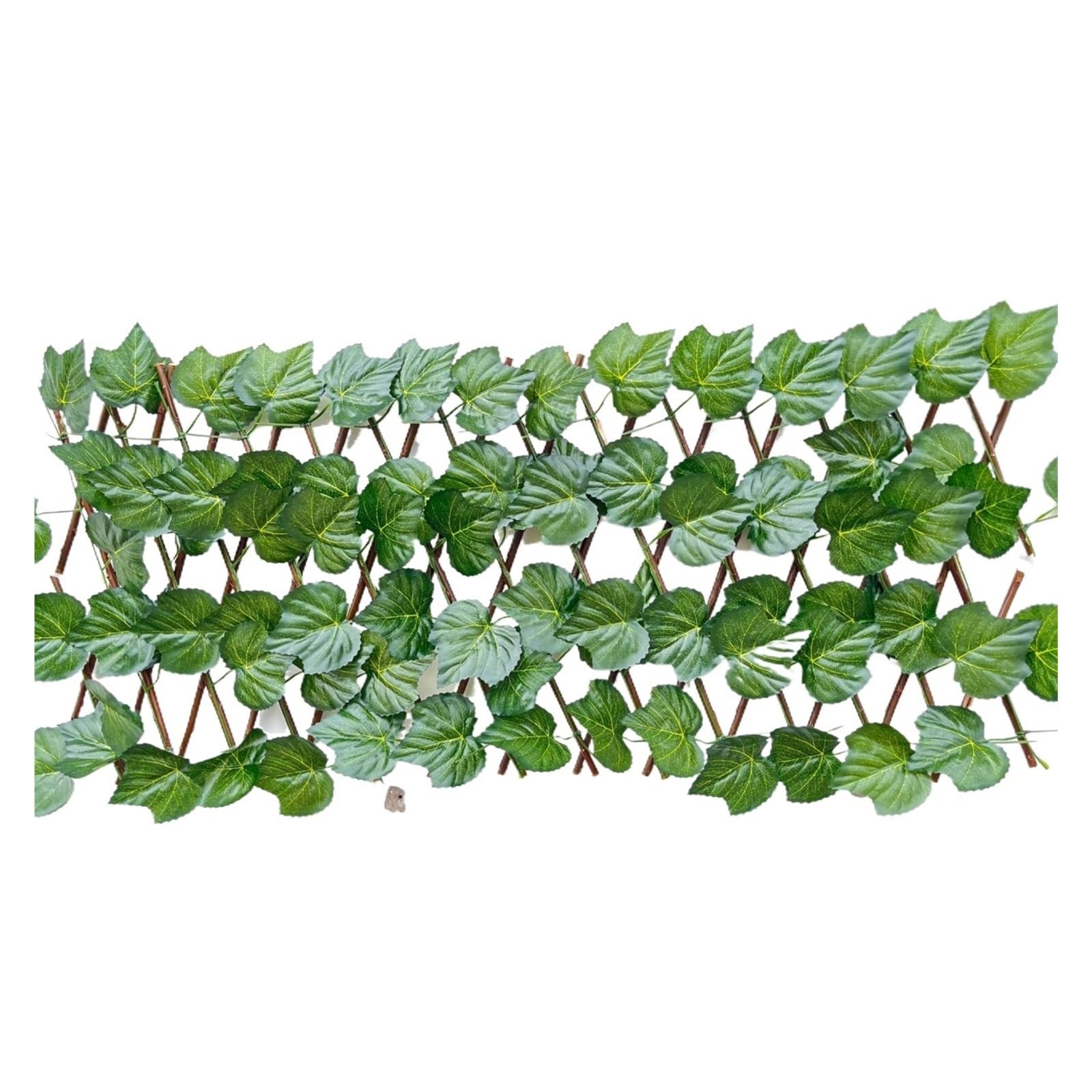 Luoaxinn 40Cm Grape Leaves Expandable Trellis Simulation Fence Outdoor Courtyard