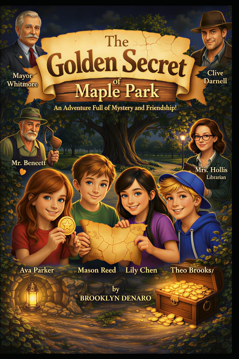 The Golden Secret of Maple Park: A Children’s Adventure Novel