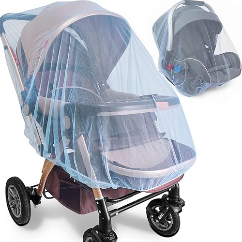 Miniatura 12 de Mosquitera para cochecito de bebé (paquete de 2) – Protección de malla duradera para moisés, cunas, corrales, Pack N Plays y mini cunas portátiles |