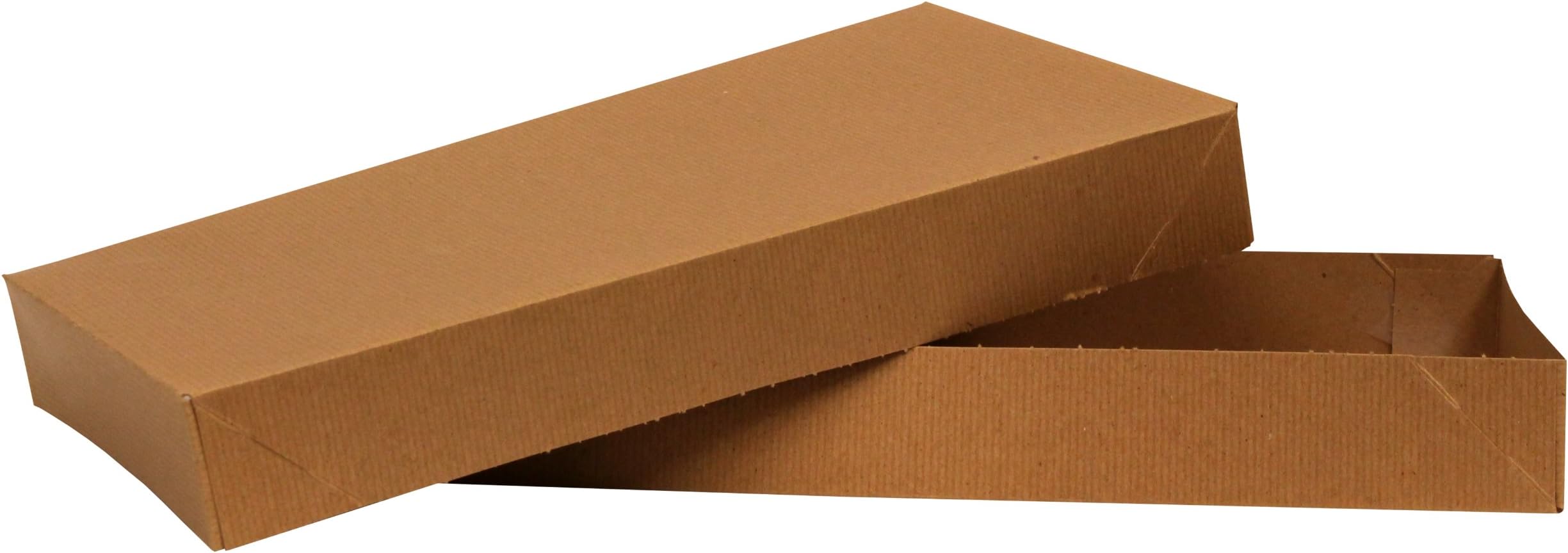 Premier Packaging Kraft Lids 15x9.5x2 Inch Decorative Box for Clothing, Apparel, and Large Gift Items (10 Pack), 15 X 9.5 X 2-Inch