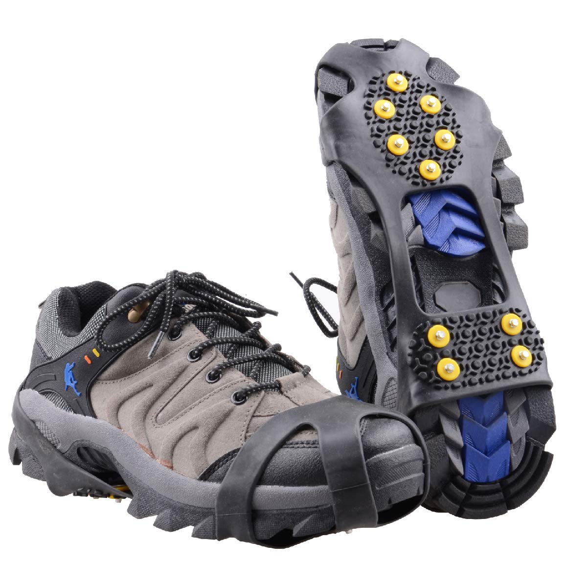 Buy Azarxis Walk Traction Ice Cleat Spikes ons with 10 Spikes Snow