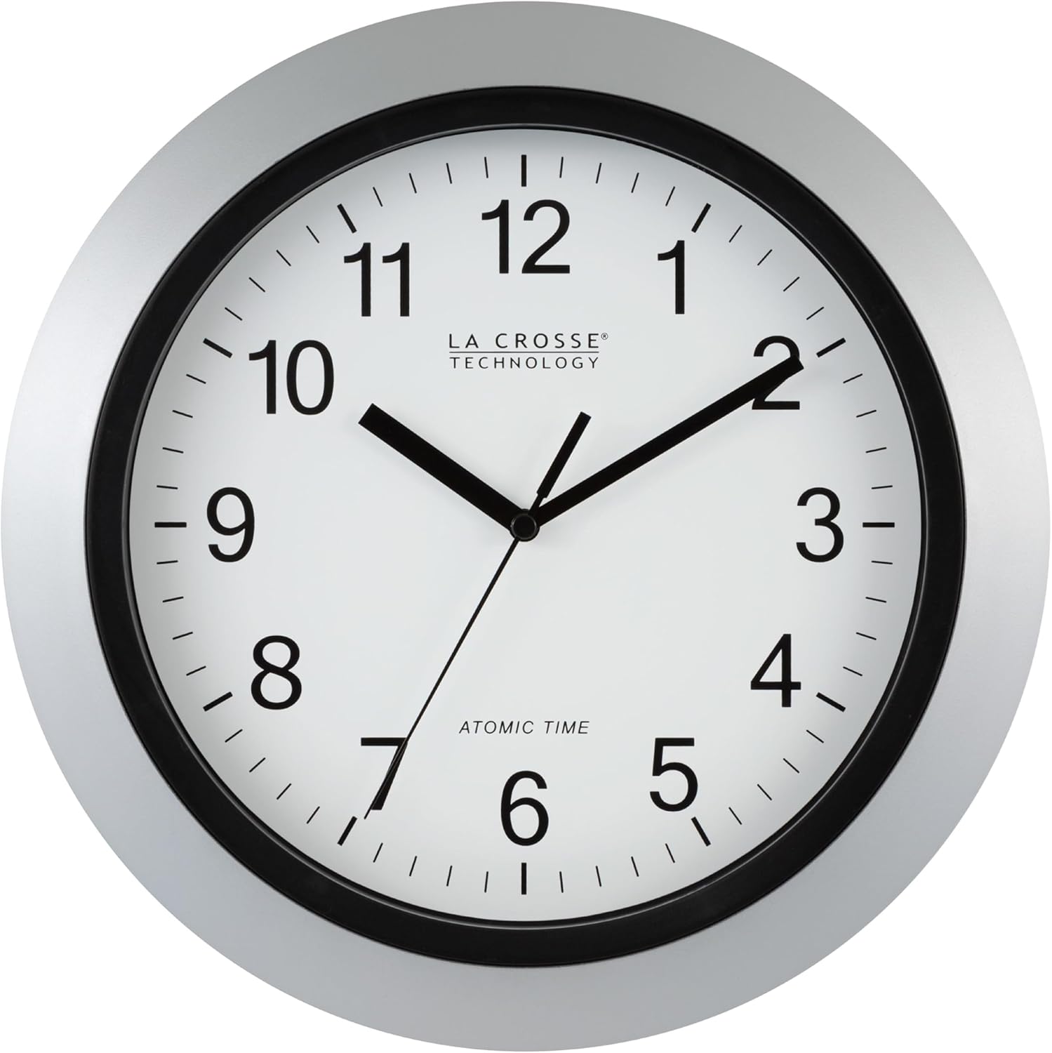 La Crosse Technology WT-3129S 12 Inch Atomic Analog Wall Clock