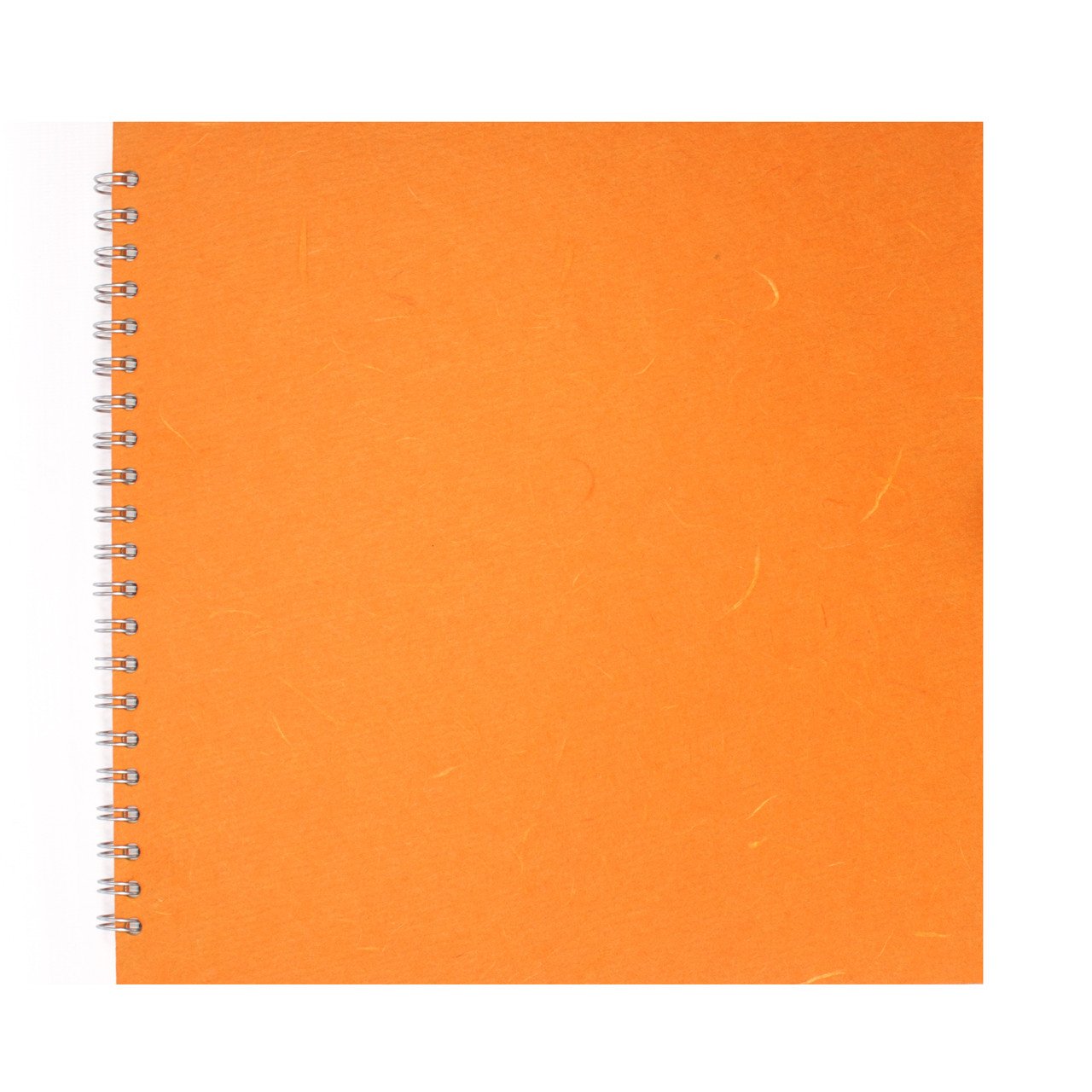 Pink Pig 11x11 Square Posh Silk Pig White Paper Sketchbook - Orange
