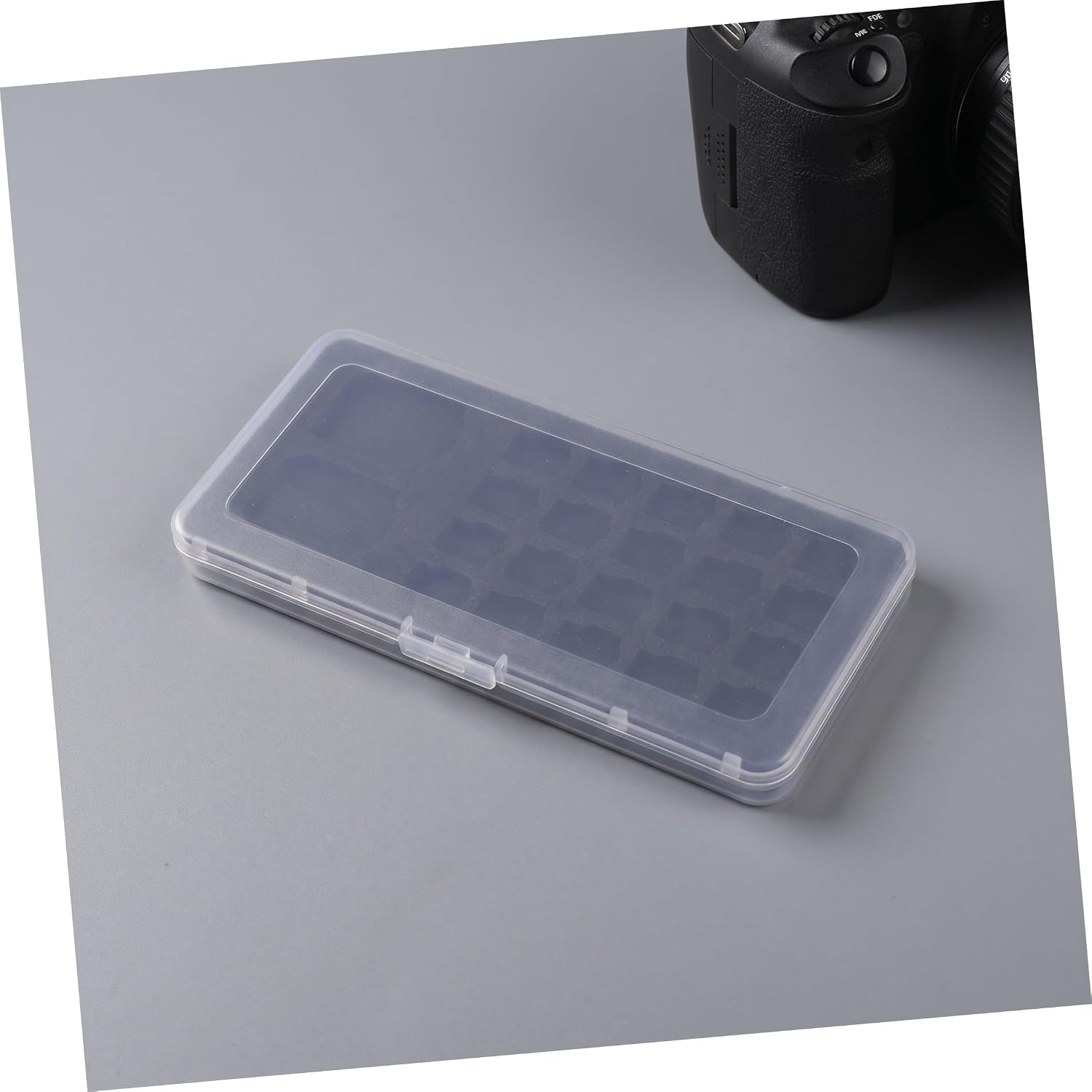 Mini Storage Case for Memory Cards with Protective Ultrathin Design, Plastic and Sponge Material, Lightweight Organizer Suitable for Casual Everyday Use and Photographers