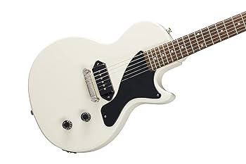 Epiphone Les Paul Junior ホワイト Epiphone Les Paul Junior Electric Guitar, Alpine White at