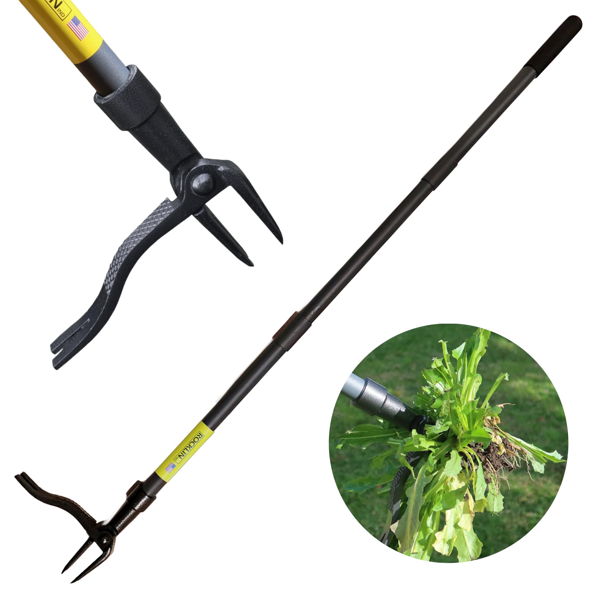 Rocklin Industry Stand Up Weed Puller Tool
