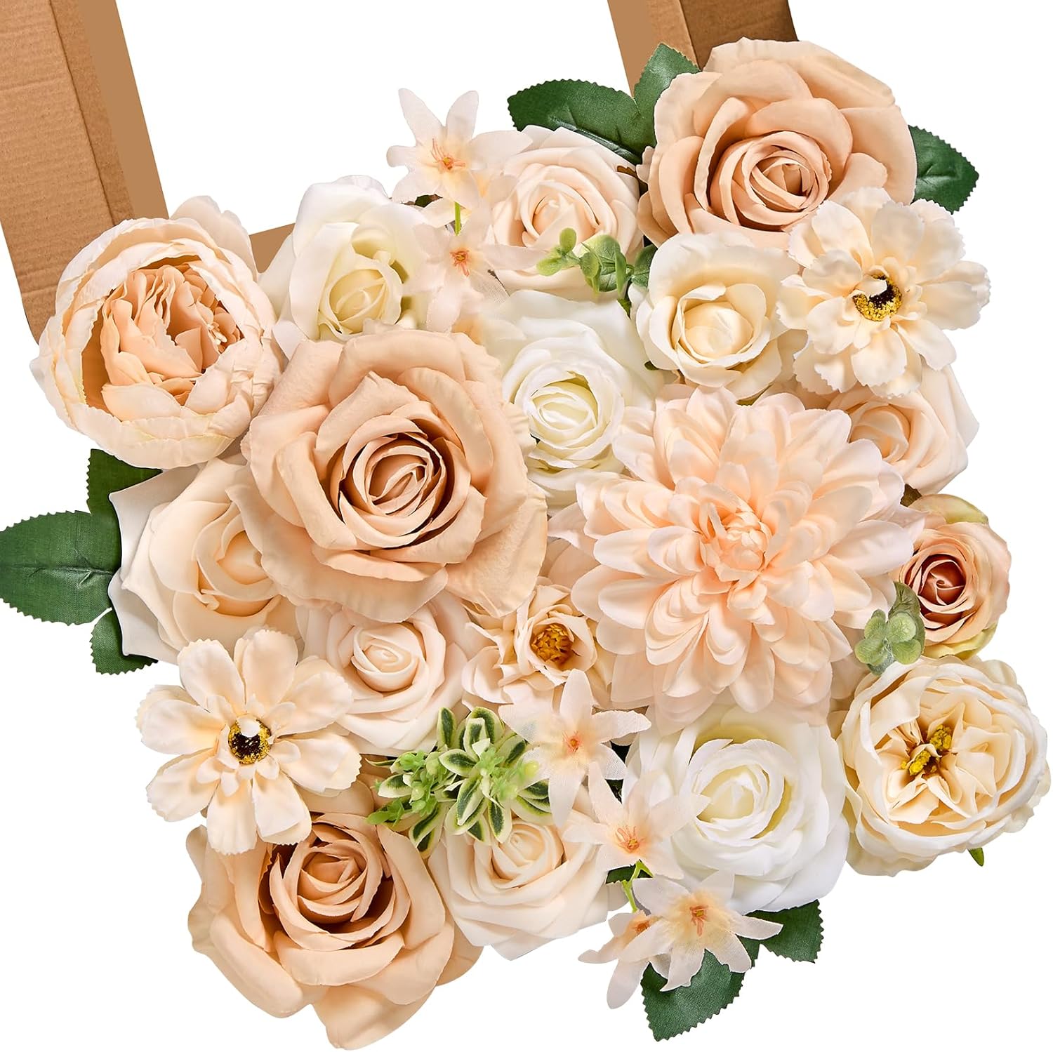 Serwalin Artificial Hot Pink Silk Flowers for Home Decor - DIY & Wedding Flowers - Table Centerpieces & Cake Decorations