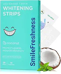 Tiras de clareamento dental, tratamentos de 14 dias clinicamente comprovados para clareamento dental visível e acessível, clareamento de cuidados com o esmalte, fórmula de sensibilidade