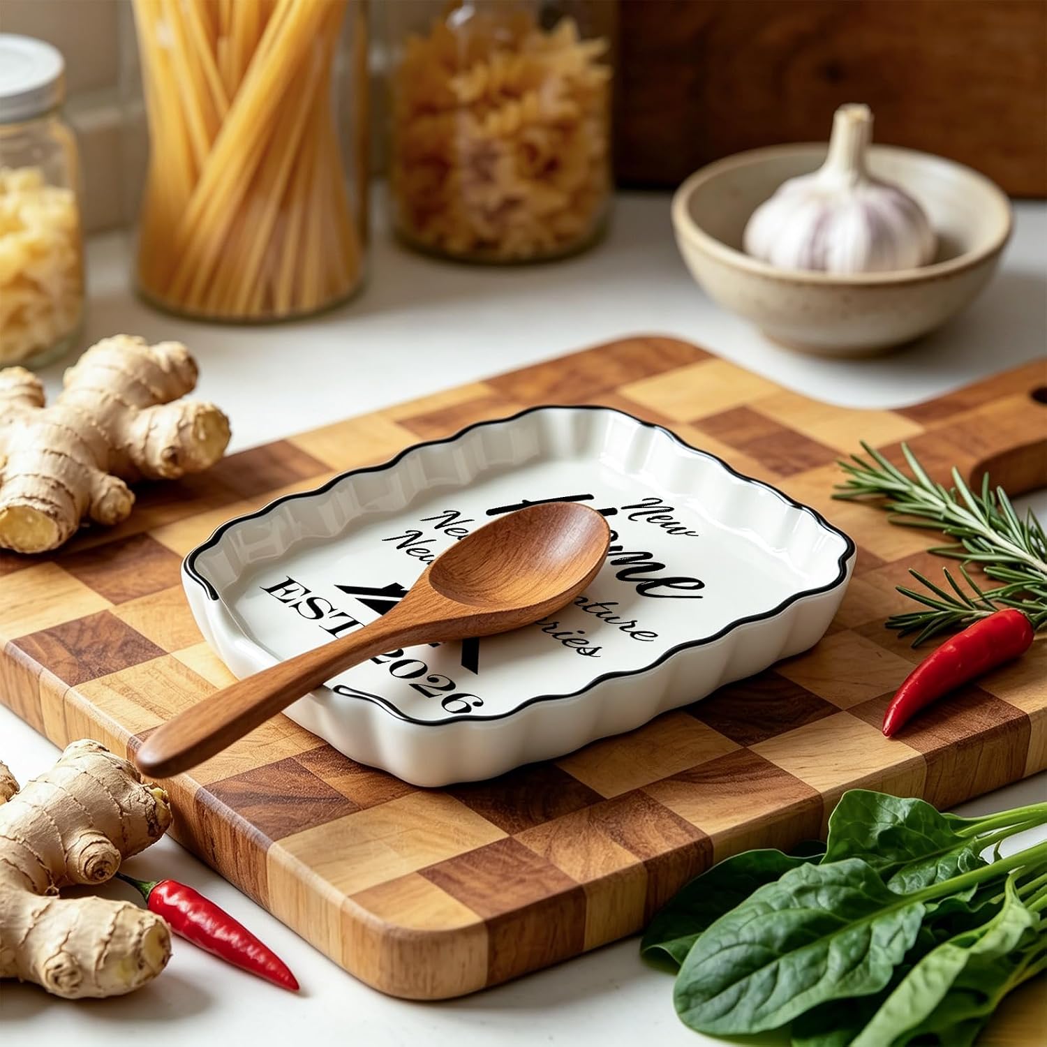 Housewarming Gifts for New Home, House Warming Gifts, Kitchen Spoon Rest image 4