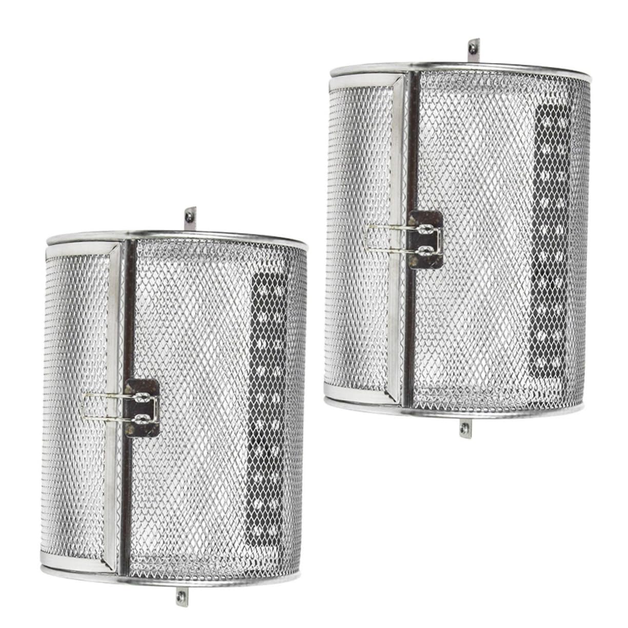 OFFSCH Fry Basket Reusable Holder Electric Oven Grill Cages Walnut Baking Cages Stainless Steel Wear-resistant