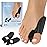 Promifun Bunion Cushion Protector, 10 Packs of Bunion Corrector Pads with Separator for Big Toe, Gel Shield for Foot Pain Relief, Calluses, Corns - Black