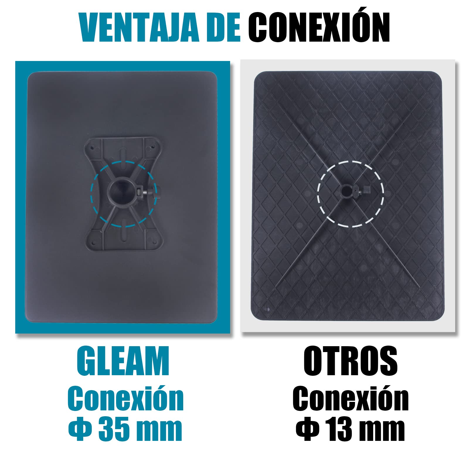 GLEAM Soporte para Proyector Soporte Más Fuerte Bandeja Grande 39 cm x 29 cm Altura de 60 cm a 100 cm para Laptops, Proyector, Equipo de DJ