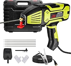 CXCESNS ハンドヘルド溶接機 100v ハンディ 溶接機 アーク溶接機 スポット溶接機 3000W ハンド溶接機 100ボルト ARC ポータブル溶接機 20-200A 小型 軽量 家庭 溶接棒 1.6-3.2mm IGBT インバーター デジタル スティック溶接機に最適 家庭用 工業用 初心者向け 電気溶接機 家具・雑貨のDIYに大活躍 日本語取扱説明書付き 100v 溶接機