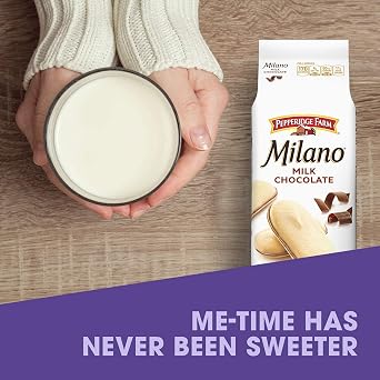 Pepperidge Farm Milano Cookies, Milk Chocolate, 6.25 Oz Bag - Pack of 4