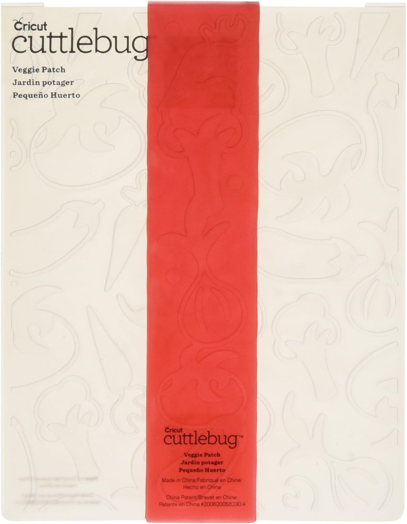 Cricut Cuttlebug A2 Embossing Folder and Border, Veggie Patch
