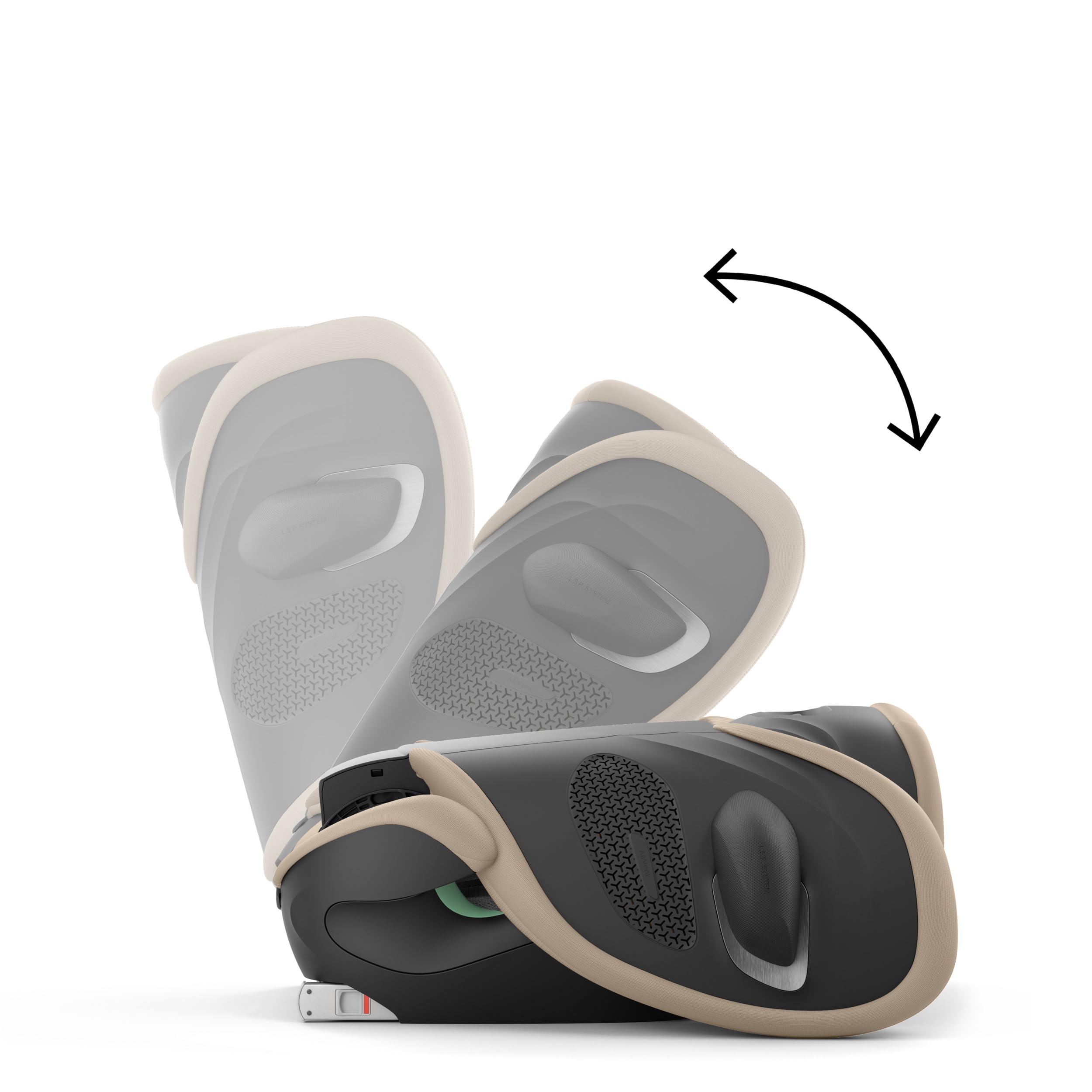 Cybex Solution G2 Plus/Almond Beige-beige PU1, Beige Mandorla, Soluzione G2, Plus