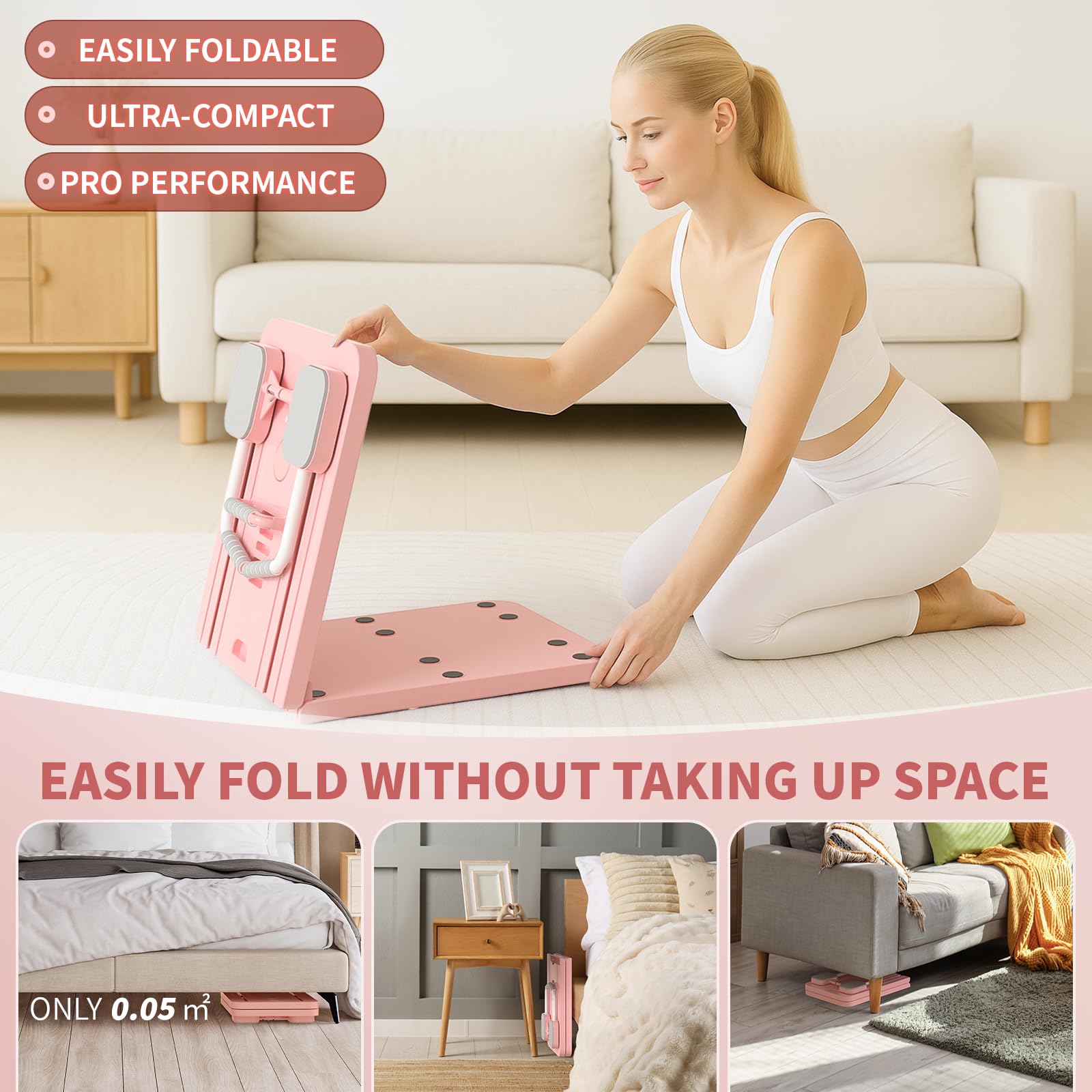 Northdeer Pilates Reformer, 2026 Upgraded Pilates Board, Multifunzionale 8 in 1 Set Pilates per Casa Fitness