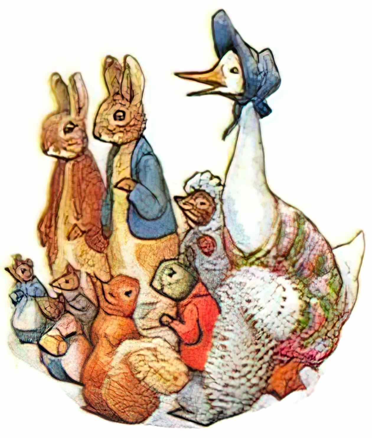 Beatrix Potter photo A4 the tale of pigling bland