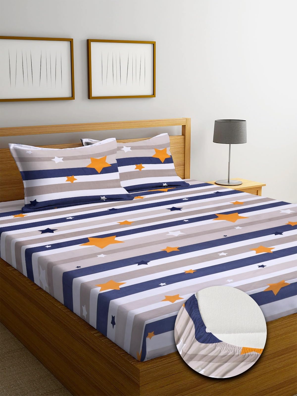 See full amazon price history chart for TARAIN COLLECTION Cotton Perfect Fitted Bedsheets with 2 Pillow Covers | King Size| Double Bed with All Around Elastic 180 TC |Size-78" x 72" +10" | Abstract (Multicolour Red & Beige) TARAIN COLLECTION Cotton Perfect Fitted Bedsheets with 2 Pillow Covers | King Size| Double Bed with All Around Elastic 180 TC |Size-78" x 72" +10" | Abstract (Multicolour Red & Beige) (B0CBQML9Q6) Amazon Price History, Amazon Price Tracker