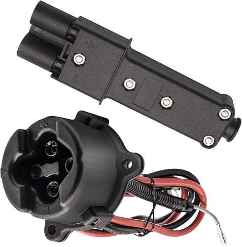 Miniatura 1 de Cargador de CC MAC de 48 V, enchufe Powerwise receptáculo para Yamaha Electric 2011-2017 G29, JR1-H235A-00, JW9-H6181-00