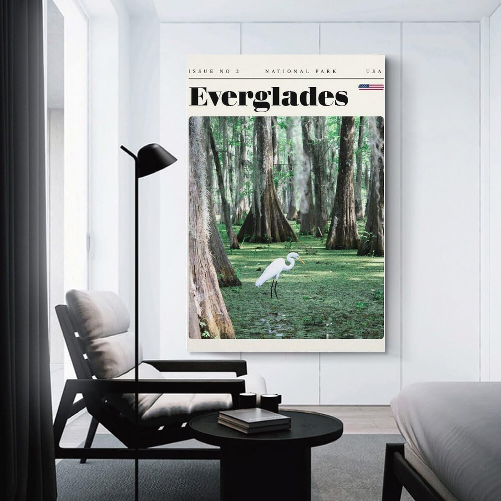 Junmoney Unframe-Style-17 Everglades National Park Travel Art Canvas Art Print, 08X12inch(20X30cm), For Home Walls, Creative Rooms Or Shared Spaces, Decorative Artwork With Broad Appeal